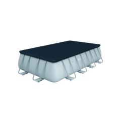 Bestway Power Steel Frame Rectangular Pool 4.88mx2.44mx1.22m 56670 - Colorland Toys