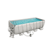 Bestway Power Steel Frame Rectangular Pool 4.88mx2.44mx1.22m 56670