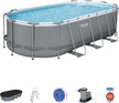 Bestway Power Steel Oval Above Ground Pool 5.49mx2.74mx1.22m 56710