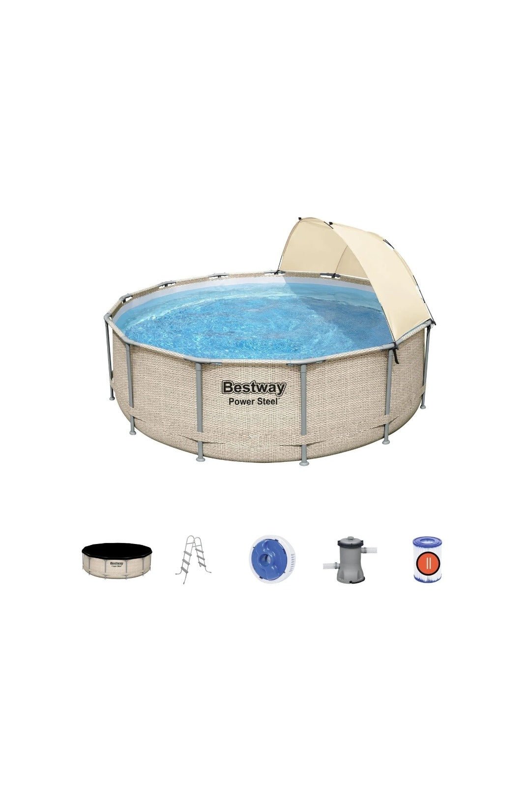 Bestway - Power Steel Pool 3.96 x 1.07m 5614V - Colorland Toys