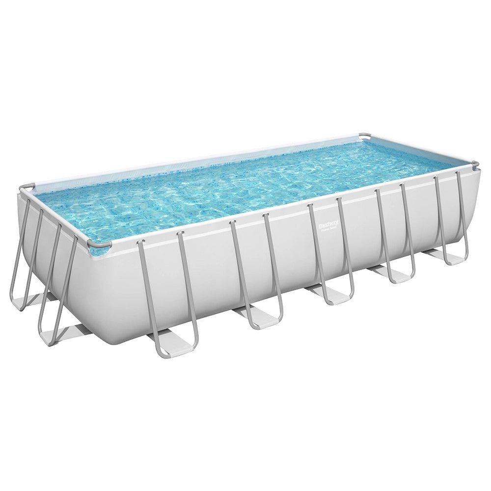 Bestway Power Steel Rectangular Above Ground Pool 640 x 274 x 132cm 5612B — image 1