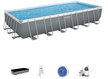 Bestway Power Steel Rectangular Frame Pool 7.32mx3.66mx1.32m 56475
