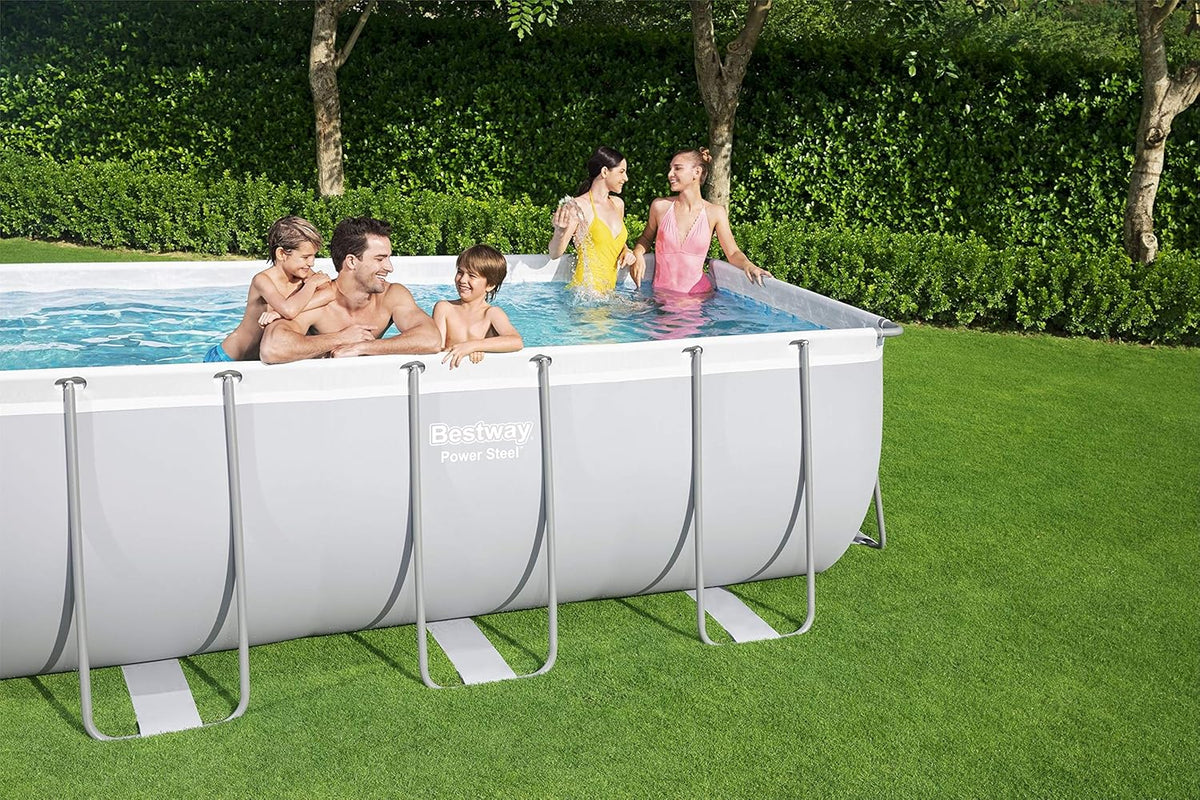Bestway Above Ground Frame Pool Rectangular 4.12mx2.01x1.22m 56456 — image 9