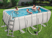 Bestway Above Ground Frame Pool Rectangular 4.12mx2.01x1.22m 56456