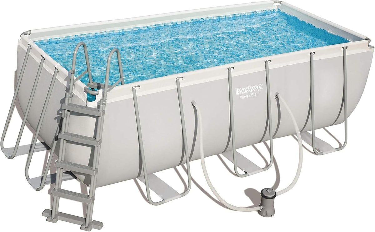 Bestway Above Ground Frame Pool Rectangular 4.12mx2.01x1.22m 56456 — image 4