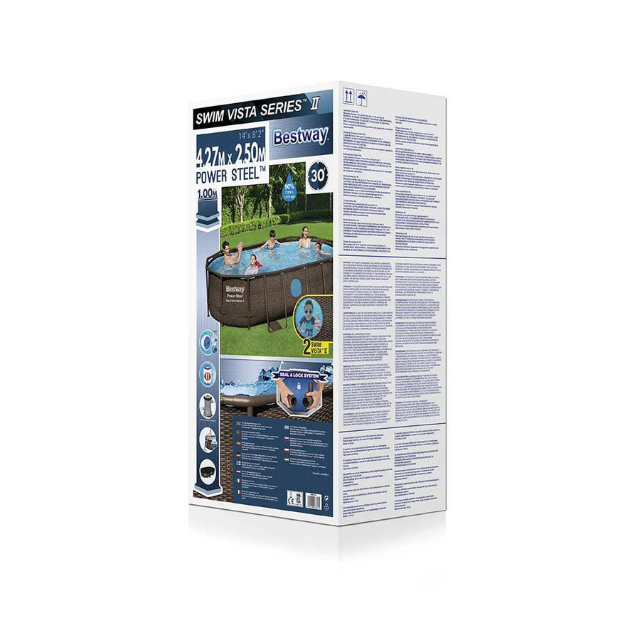 Bestway Power Steel Swim Vista Series II Frame Pool Oval 4.27mx2.50mx1m 56714 — image 15