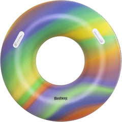 Bestway Rainbow Swim Tube 119cm 36352 - Colorland Toys