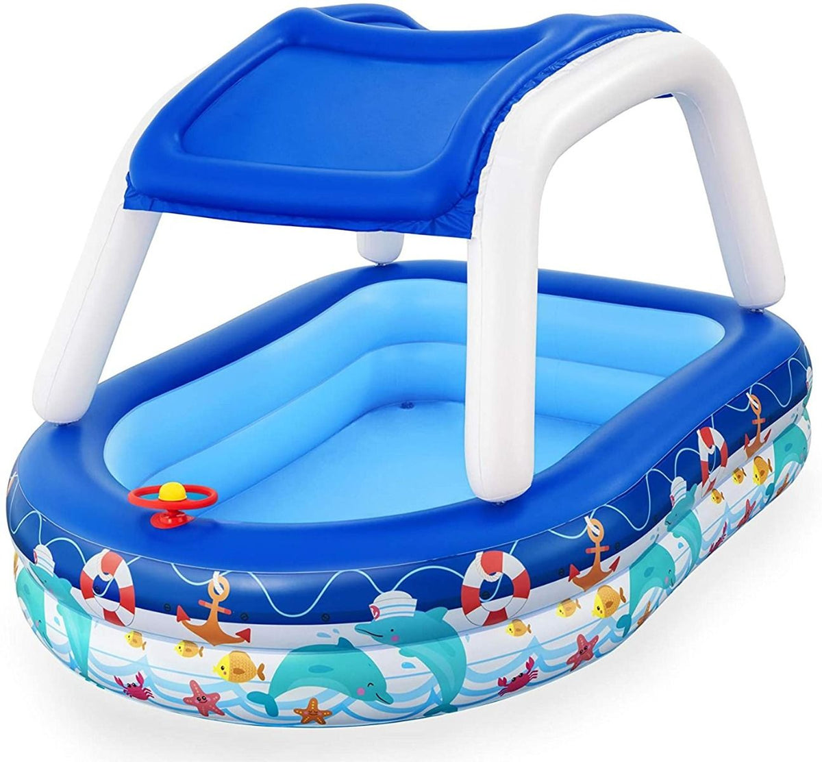 مسبح عائلي Sea Captain من Bestway مقاس 213x155x132 سم — image 1