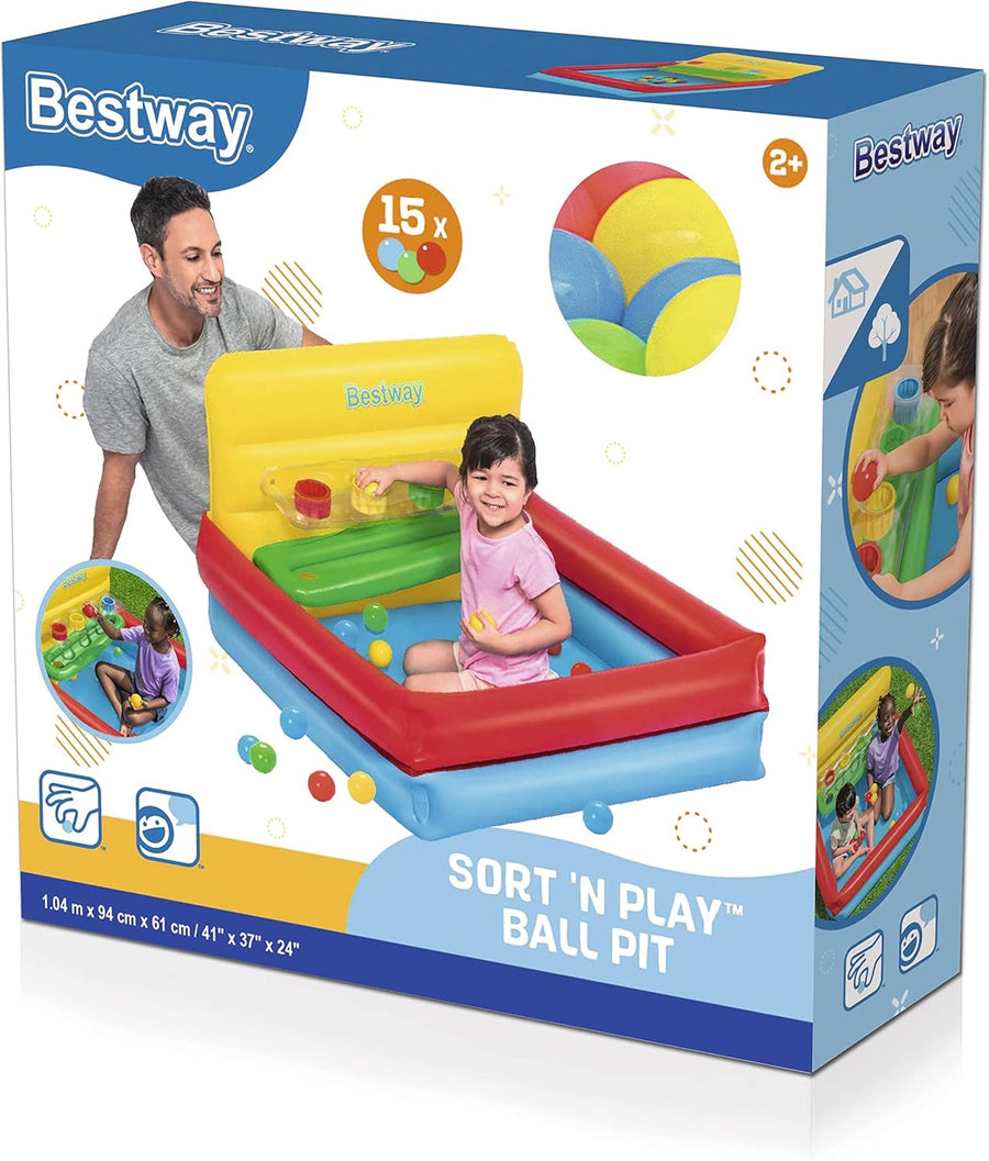 Bestway Sort ‘n Play Ball Pit Set With 15 Balls 1.04mx94cmx61cm 52546 — image 3