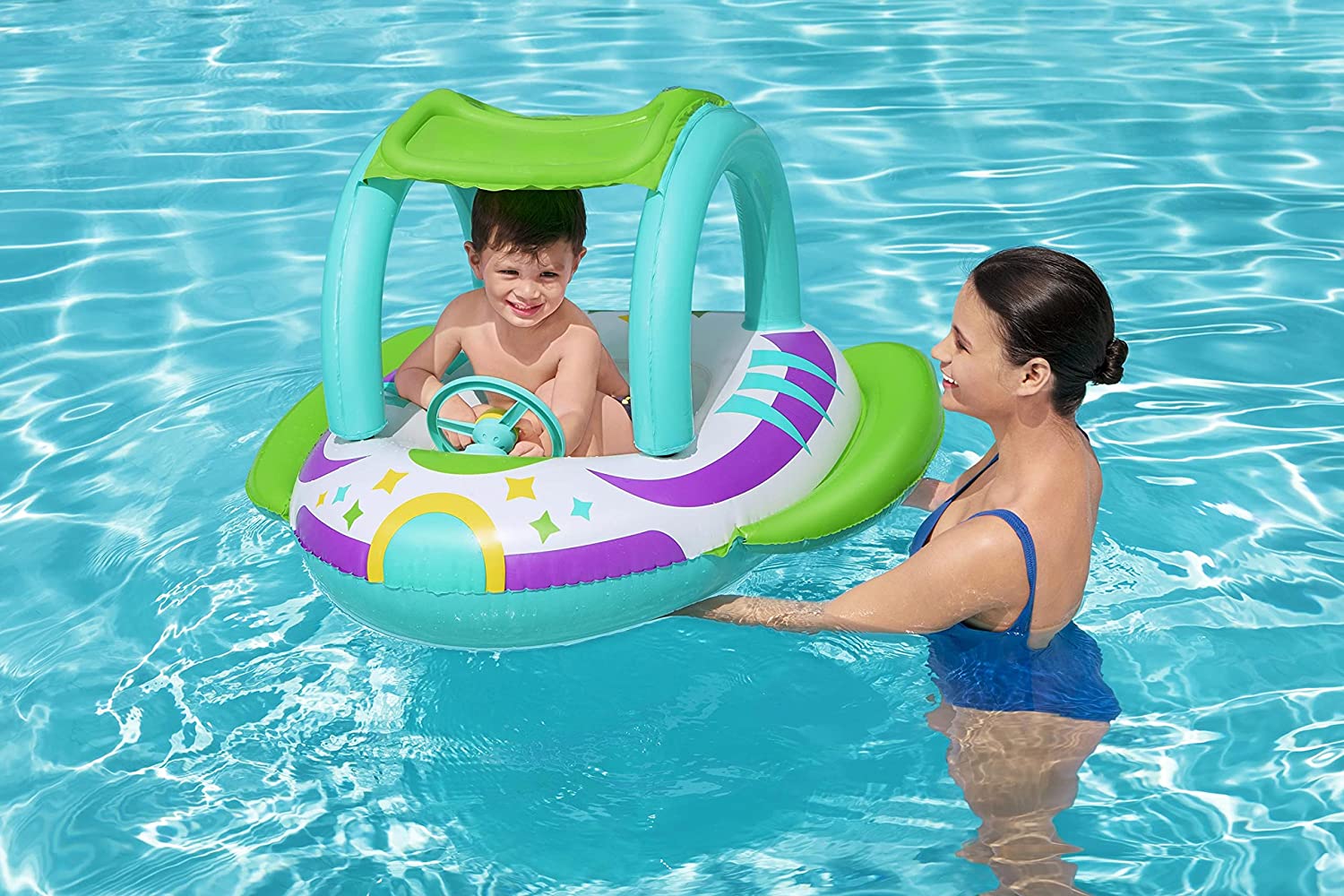 Bestway Space Splash Baby Boat 1.07mx1.12m 34149 - Colorland Toys