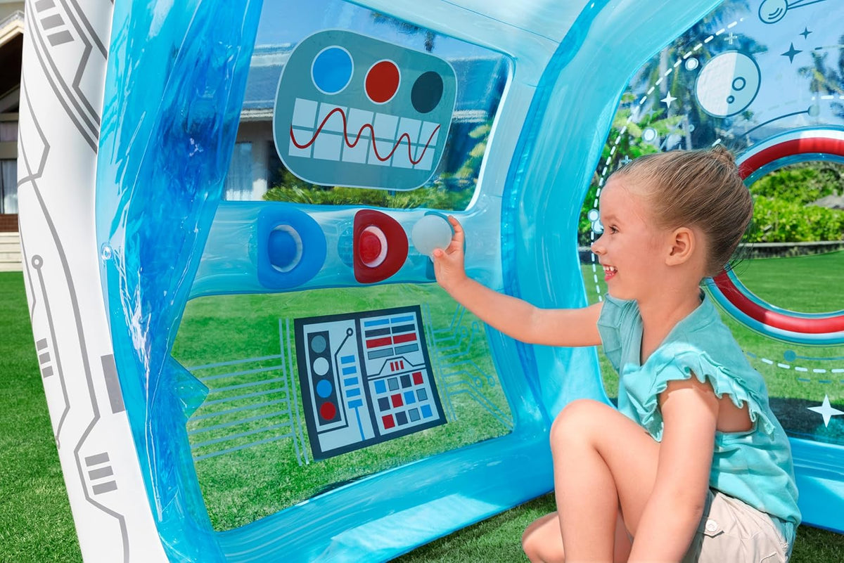 منزل لعب قابل للنفخ للأطفال من Bestway Space Station Explore، 1.25 متر × 1.05 متر × 1.17 متر، 52632 — image 7