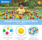 Bestway Splash & Play Ball Pit Balls 5.85cm 100pcs 52648 - Colorland Toys