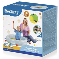 Bestway Splash & Play Ball Pit Play Pool 91cmx20cm 51141 - Colorland Toys