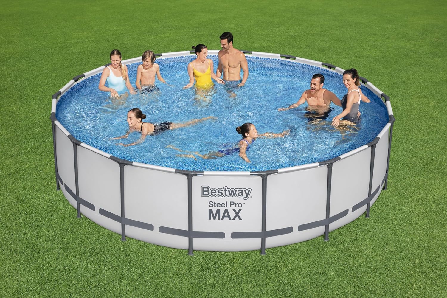 Bestway Steel Pro Max Round Frame Pool 5.49m x 1.22m 56462 - Colorland Toys