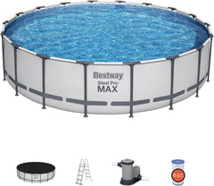 Bestway Steel Pro Max Round Frame Pool 5.49m x 1.22m 56462 - Colorland Toys