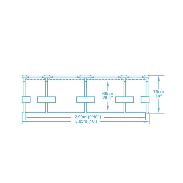 Bestway Steel Pro Max Round Frame Pool Set 3.05x76cm 56408 — image 6