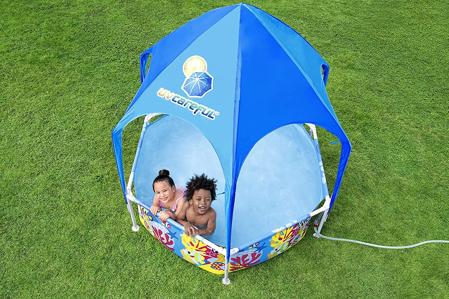 Bestway Steel Pro UV Careful Splash - in - Shade Play Pool 1.83mx51cm 5618T - Colorland Toys