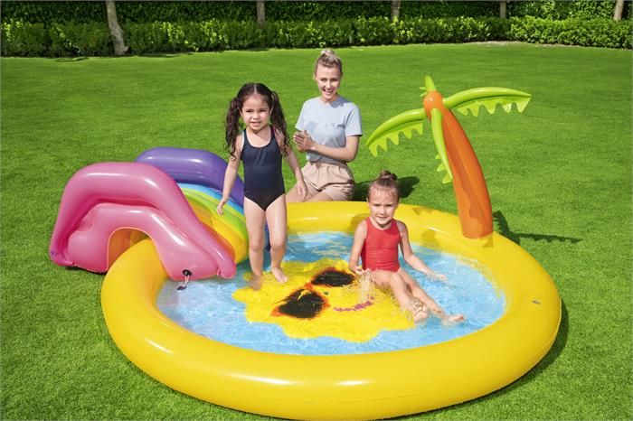 Bestway Sunnyland Splash Play Pool 2.37m x 2.01m x 1.04m 53071 - Colorland Toys