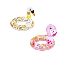 Bestway Swan Shimmer 'n Float Swim Tube 61cm - Colorland Toys