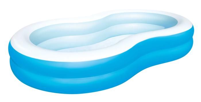 Bestway The Big Lagoon Family Pool 87x62x18 inch 54117 - Colorland Toys