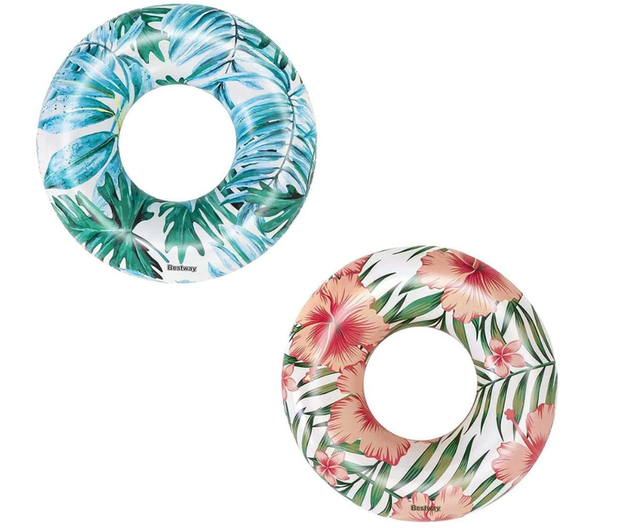 Bestway Tropical Palm Patterned Swim Ring 1.19m 36237 — image 1