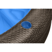 Bestway Tru Print Wicker Family Pool 2.31 x 1.78 x 53cm 54426
