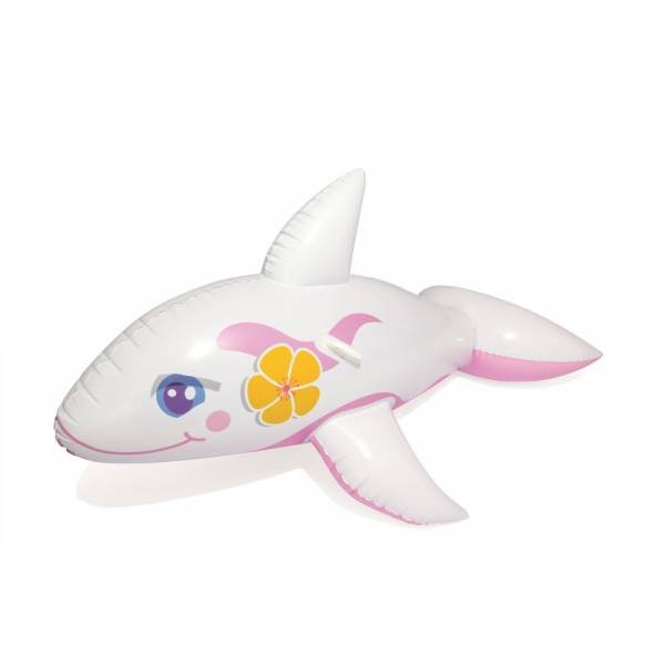 Bestway Whale Ride-On Inflatable Pool Float – 1.57m x 94cm | Assorted Colors | Ages 3+ — image 3