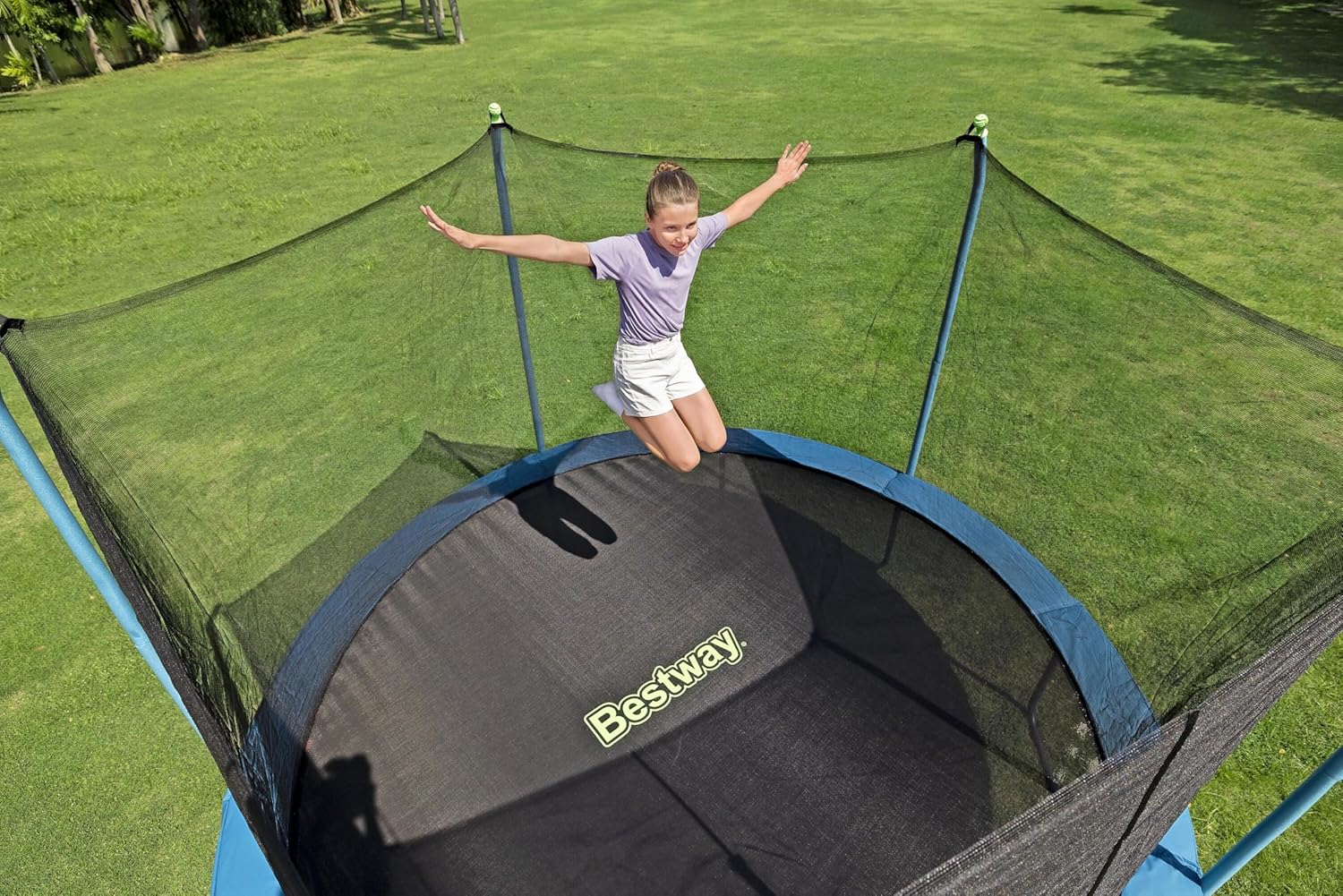 Bestway Xtrem Air Trampoline 12 - Feet 3.66m x 2.78m 59104 - Colorland Toys