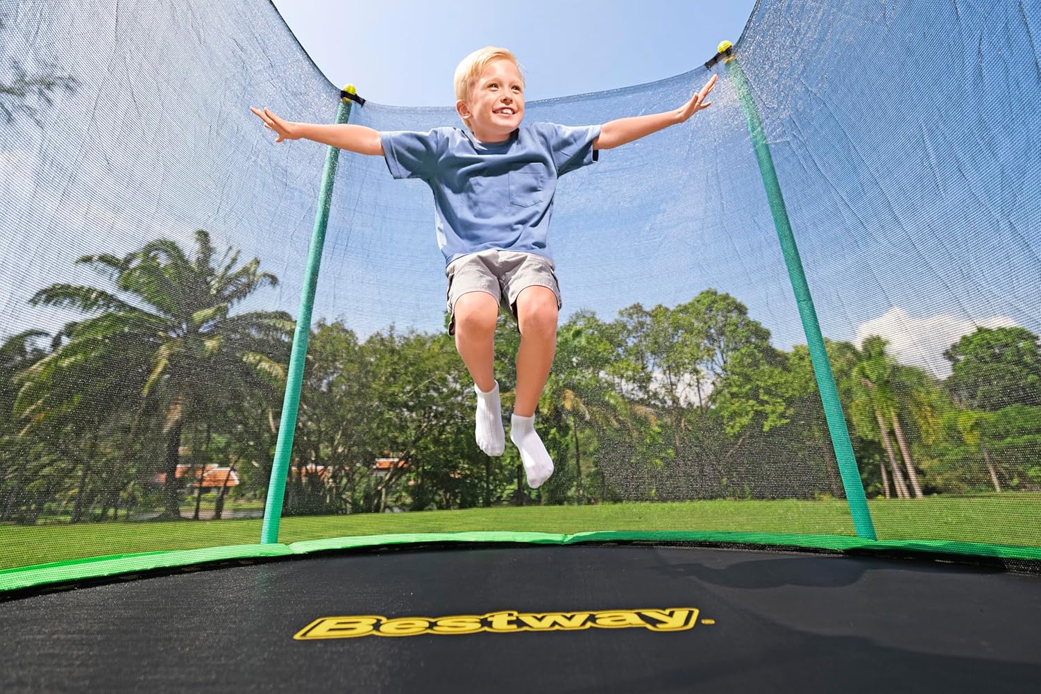 Bestway Xtrem Air Trampoline 8 - Feet 2.44m x 2.50m 59102 - Colorland Toys