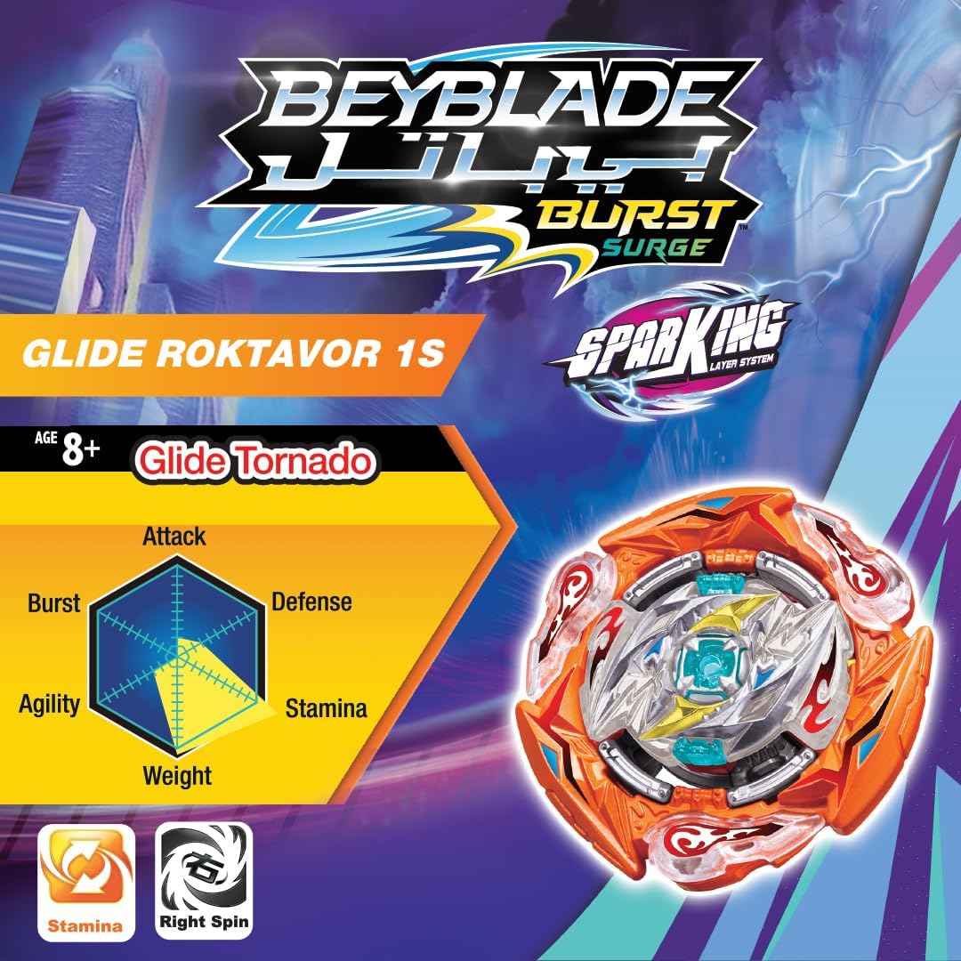 Beybattle Beyblade Burst Superking Glide Ragnaruk BB - 161 - T - Colorland Toys