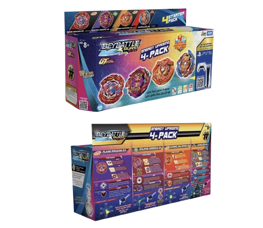 Beybattle Beyblade Energy Uprising 4 - Pack - B BB - 159 - T - Colorland Toys
