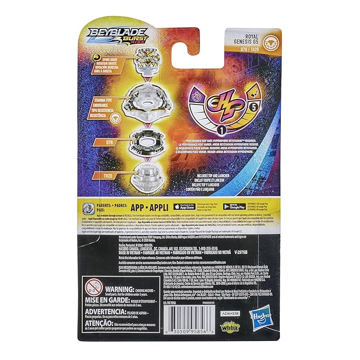 Beybattle Burst Int'l Starter Royal Genesis G5 BB - 157 - T - Colorland Toys