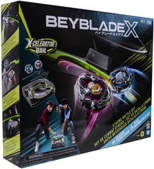 Beyblade X Xtreme Battle Set – Beystadium, 2 Launchers &amp; Tops Included – Model TP9588 - Colorland Toys