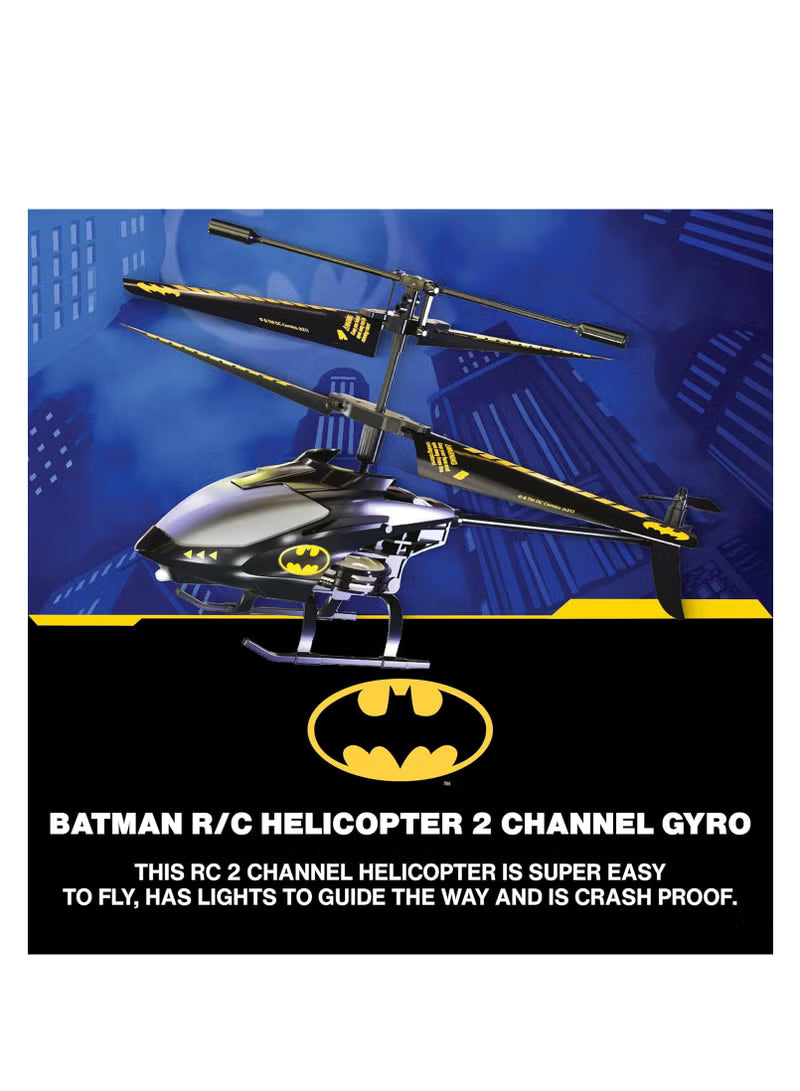 DC Batman RC Gyro 2-Channel Batman helicopter BTDC H01 — image 2