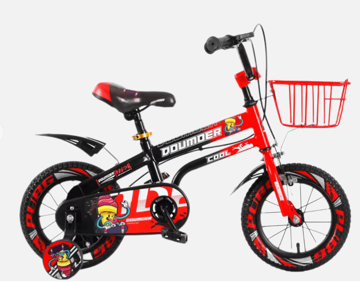 Bicycle 14 Doumer Red - Colorland Toys