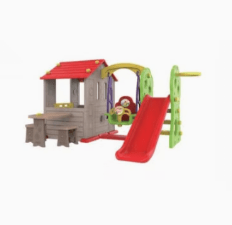 Big Play Zone Swing House with Slide & Table CHD - 533 - Colorland Toys