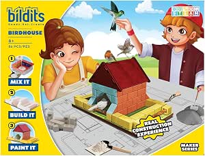 Bildits BirdHouse DIY Kit – 150-Piece Real Brick Birdhouse Set — image 6