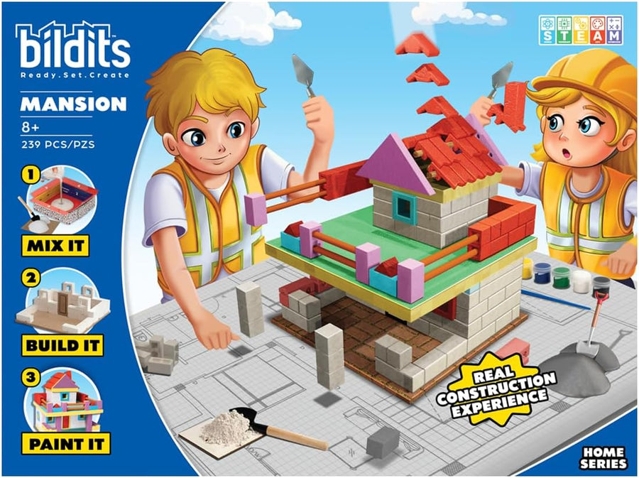 Bildits Mansion Construction Set for Kids 10+ (500 Pieces)