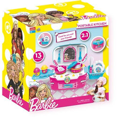 Bildo Barbie 2 - in - 1 Portable Kitchen 2103 - Colorland Toys