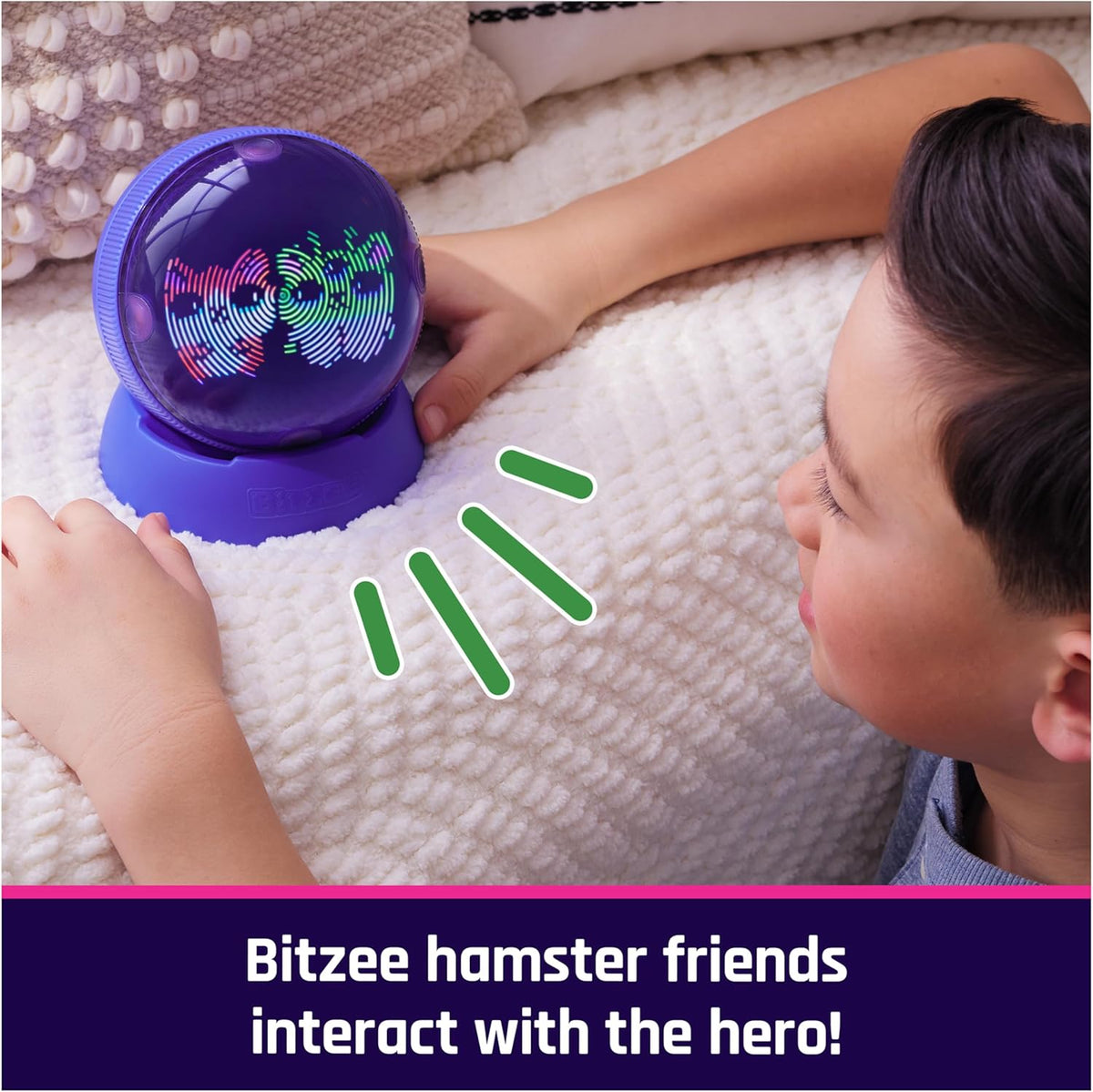 كرة هامستر تفاعلية من Bitzee - لعبة حيوانات أليفة رقمية مزودة بخاصية اللمس والإمالة — image 5