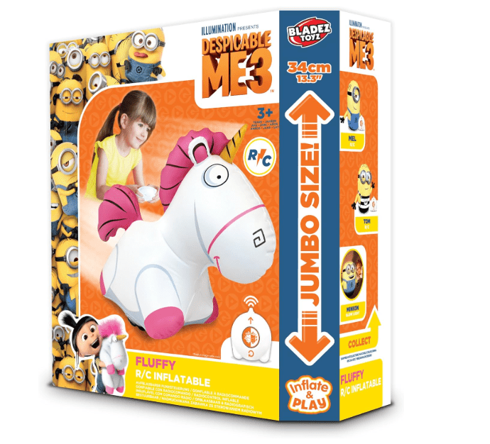 Bladez Despicable Me RC Inflatable Fluffy the Unicorn BTDM301F - Colorland Toys