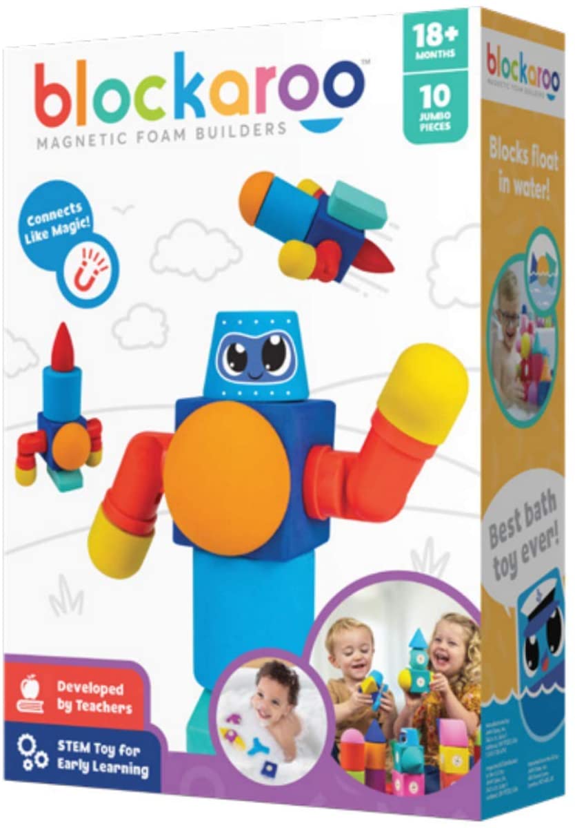 Blockaroo Magnetic Foam Building Blocks Small Robot — image 1