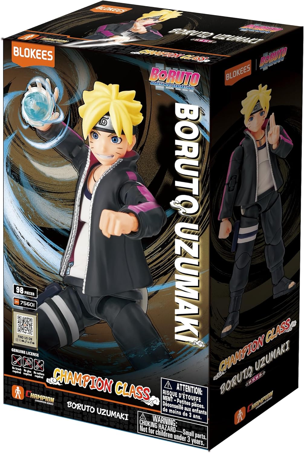 Blokees Naruto Uzumaki Model Kit – Articulated Anime Figure for Ages 14+ — image 2