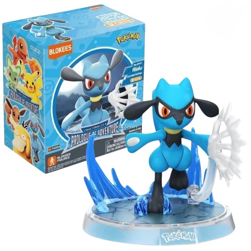 Blokees - Pokemon Riolu Prologue of Adventure Series Model Kit - Colorland Toys