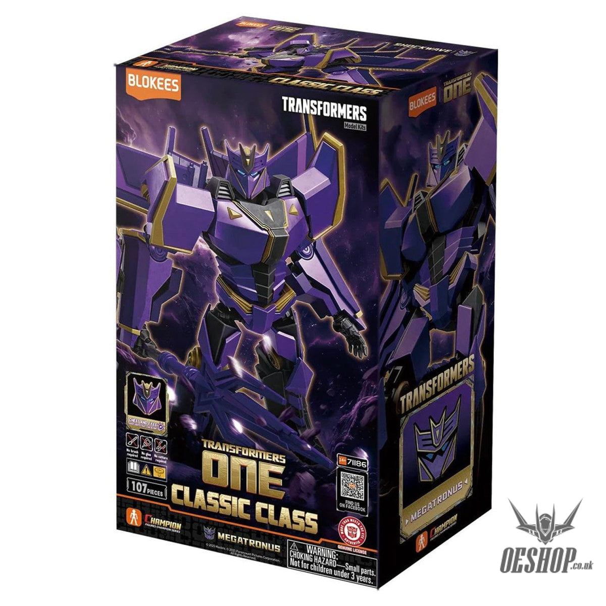 Blokees Transformers Classic Class 20 Megatronus Model Kit - Colorland Toys