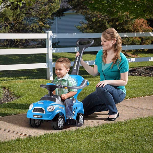 QuickCoupe 3-in-1 Pushing Car Blue B5128/321 - Colorland Toys