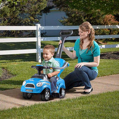 QuickCoupe 3-in-1 Pushing Car Blue B5128/321 - Colorland Toys
