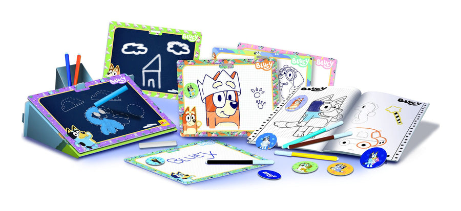Bluey Backpack Colouring And Drawing School 104604 — image 3