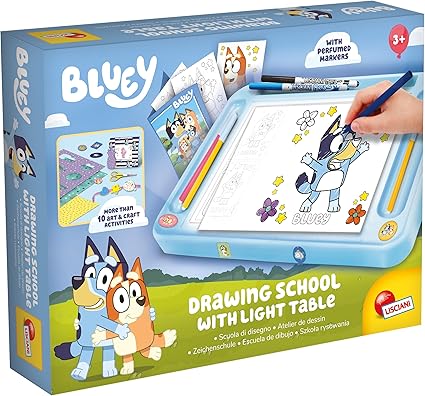 Bluey Drawing School With Light Table 110681