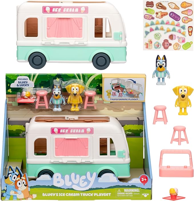 Bluey Holiday S11 Ice Cream Truck 17668 - Colorland Toys